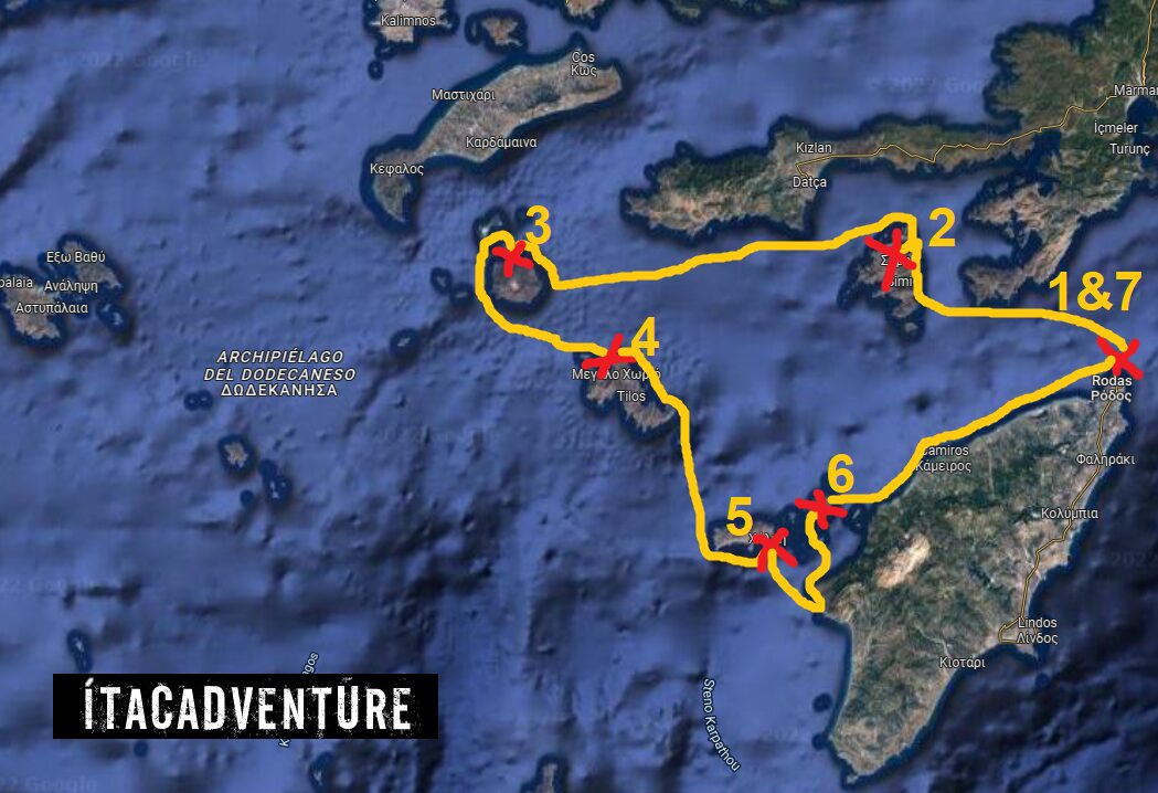 viajes en velero por Grecia