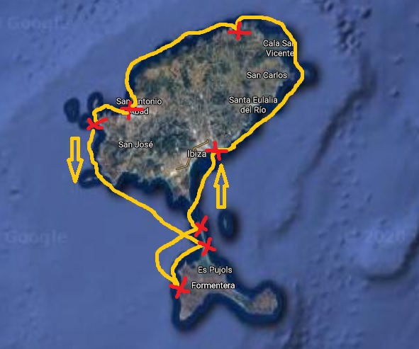 pitiuses ruta mapa-velero-barcelona-ibiza-formentera